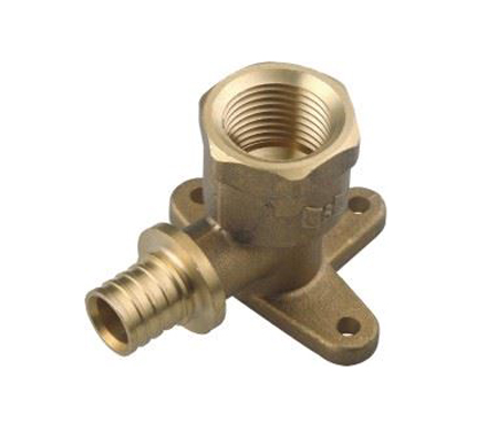 Brass Slide Female Lugged Elbow