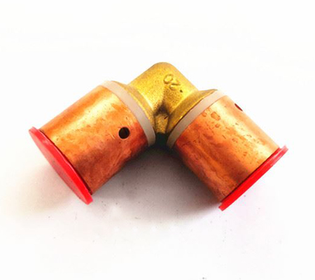 Copper Sleeve Crimp Elbow