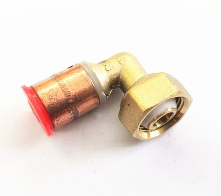 Copper Sleeve Crimp Elbow Tap Connector