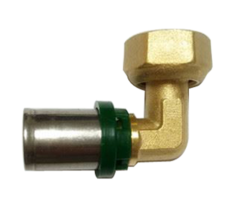 Ss Sleeve Crimp Elbow Tap Connector